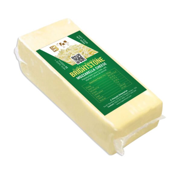 BrightStone Mozzarella Cheese Block (Special) – Premium Quality